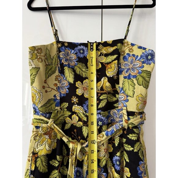 NWT Size M - FARM Rio Square-Neck Floral Jumpsuit NWT US$ 228 - Picture 13 of 15